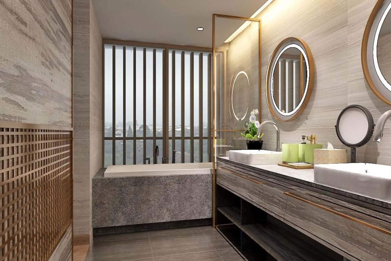 植物保护区酒店 普卡 外观 照片 Bathroom